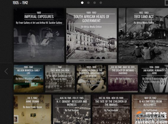 谷歌文化研究所：一个集合的历史时间轴