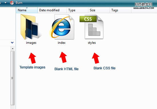 Creating the file structure and preparing the files